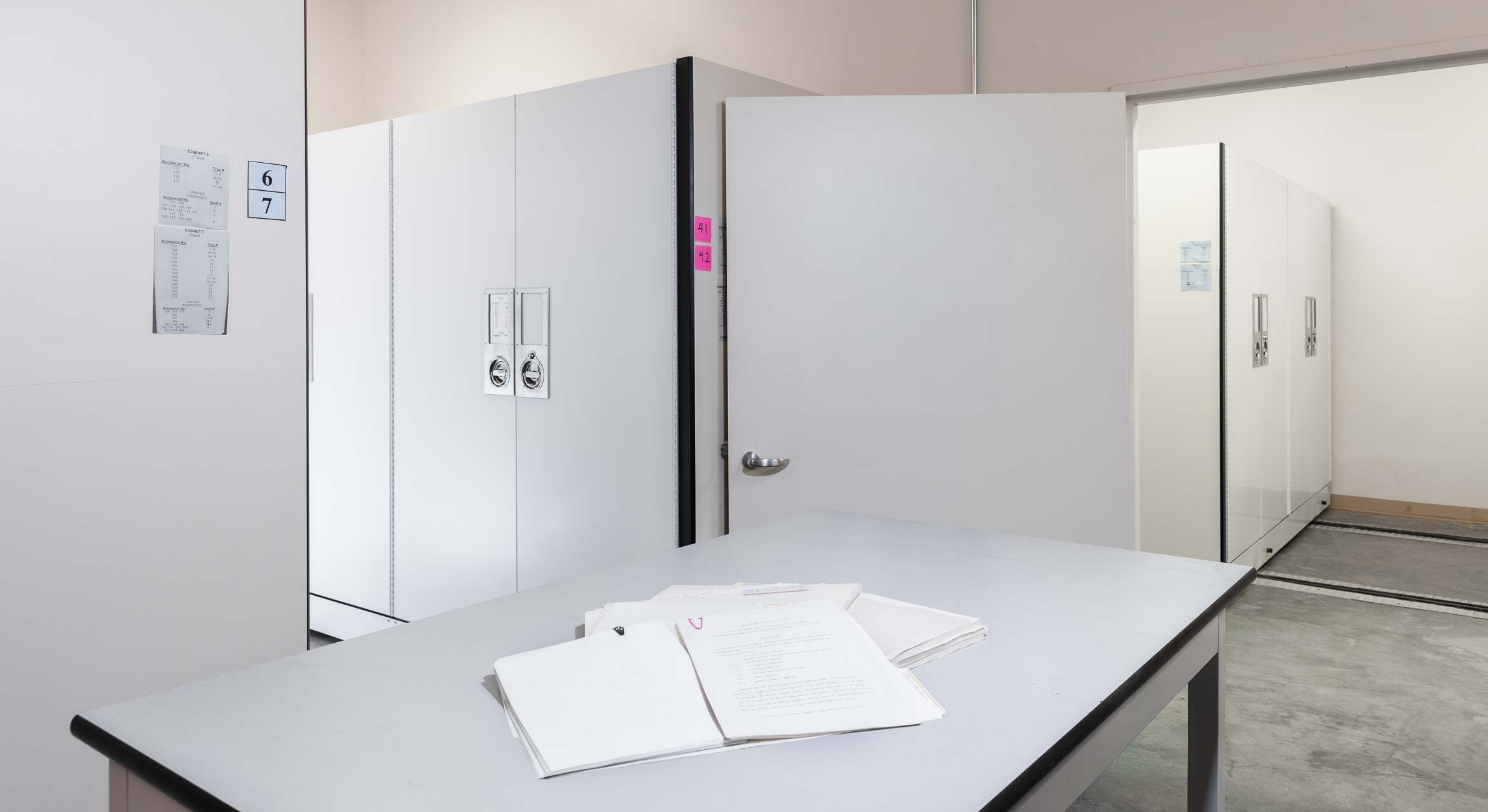 clean archive with documents