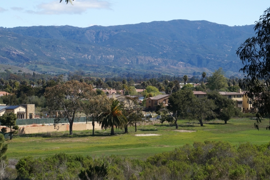 photo of view of former golf course