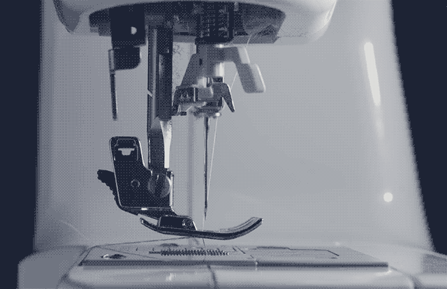 sewing machine closeup