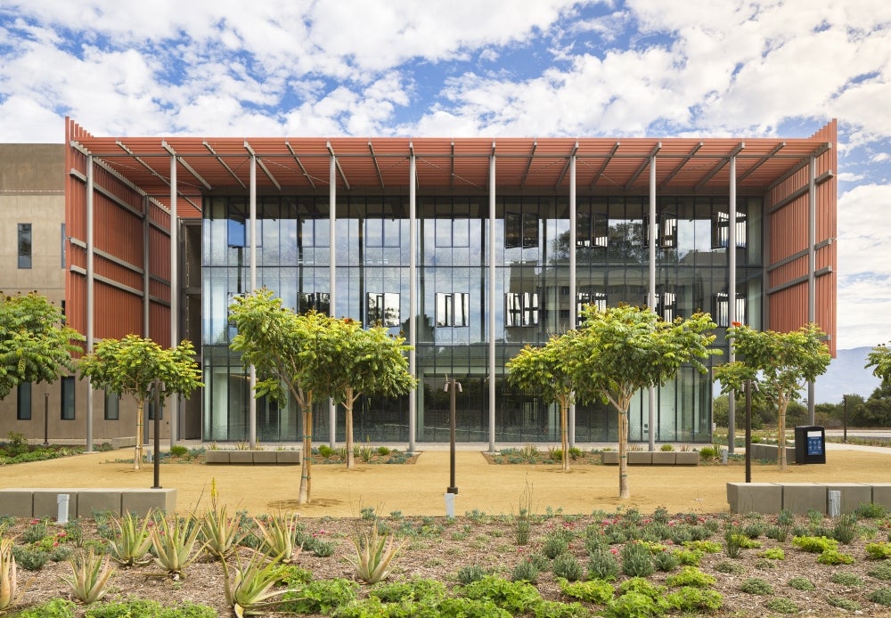 Henley Hall exterior, as seen from the UC Santa Barbara campus Henley Hall exterior, as seen from the UC Santa Barbara campus