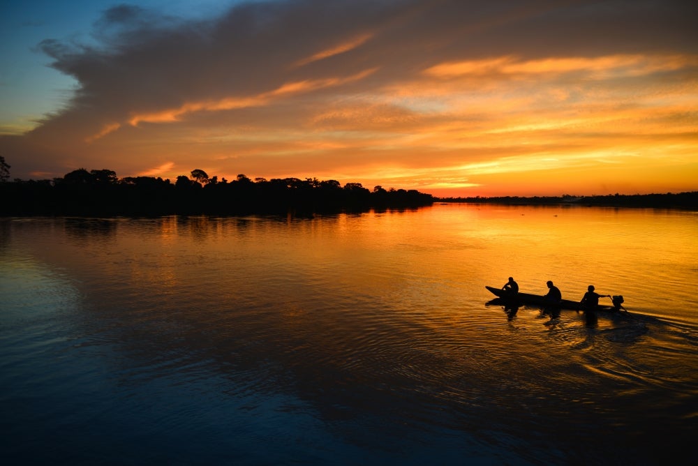 Sunset at the Itenez River