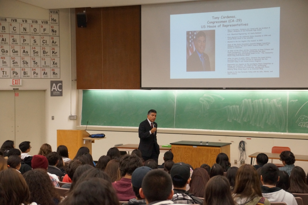 Antonio Cárdenas speaks at UCSB's Education, Leadership, and Careers Conference