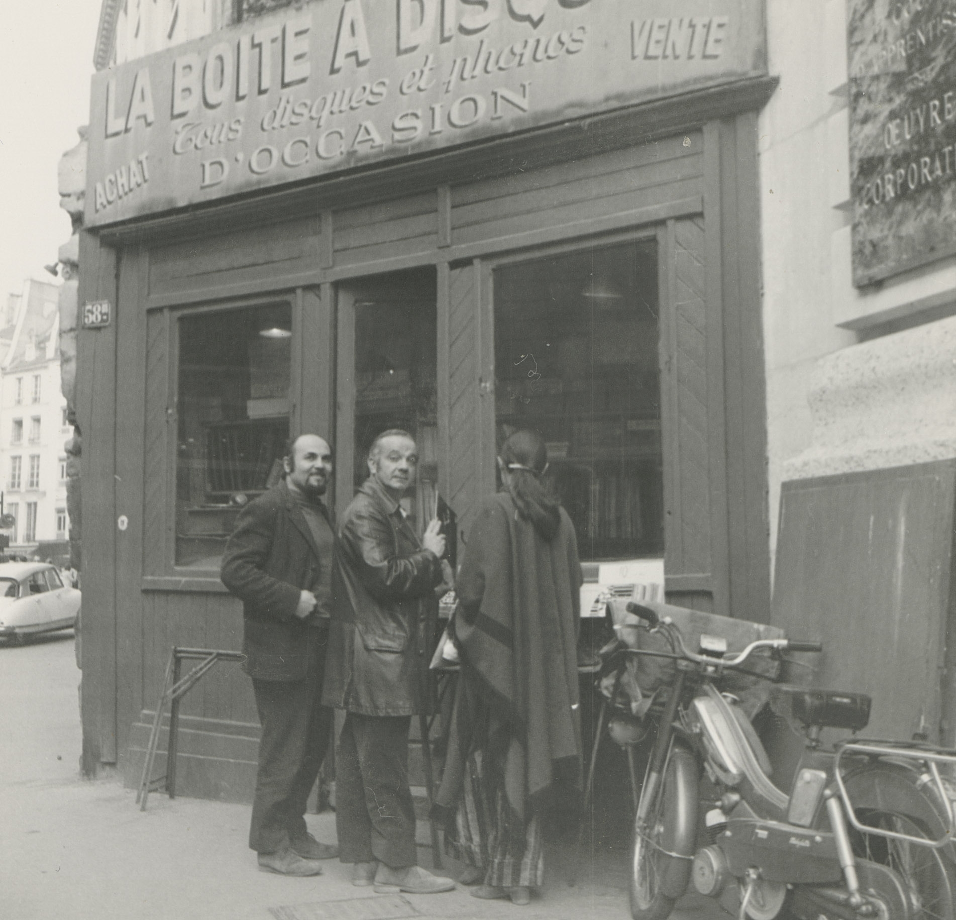 Percourt's record shop in Paris