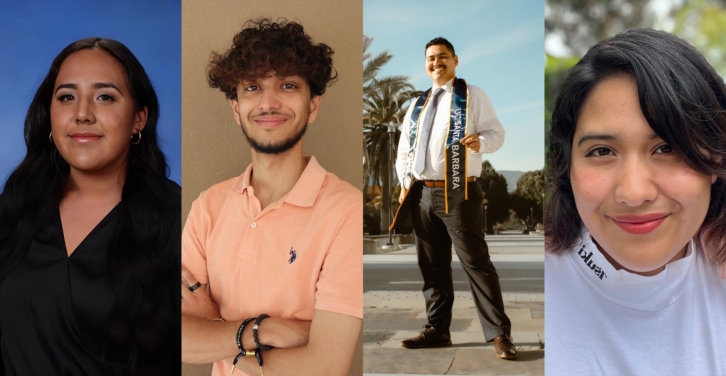 Promise Fellowship awardees (from left) Lesley Figueroa, Anthony A. Botros, Erik Magaña and Rosemary Juarez